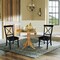 International Concepts 42 in Dual Drop Leaf Dining Table with 2 Cross Back Dining Chairs - 3 Piece Dining Set K04-42DP-C46-613P - alternate 6